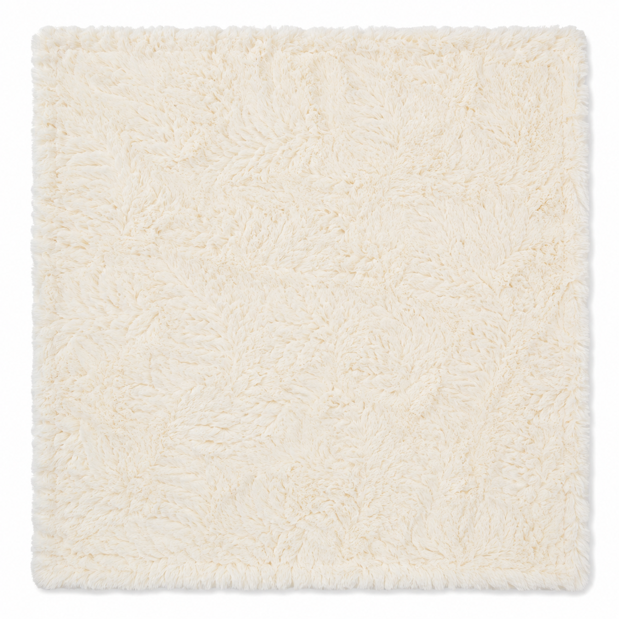 Elegance Luxury Fluffy Teddy Bear Wrap Comforter Gift Set – Cream