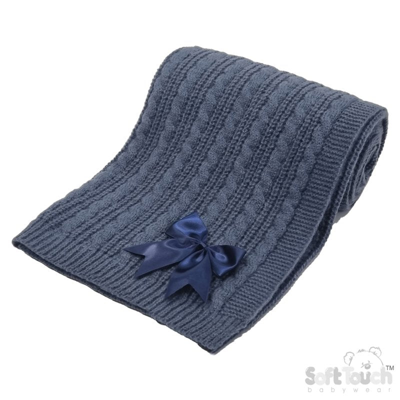 Personalized Cable Knit Wrap