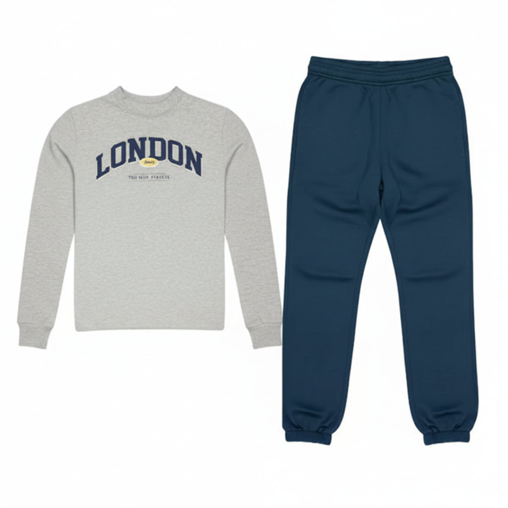 Boys London Top & Jogger Set | Kids Two-Piece Outfit