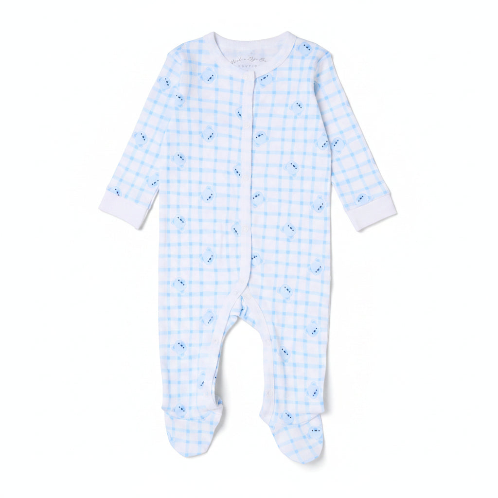 Baby Mesh Bag Gift Set - Blue Happy Bear
