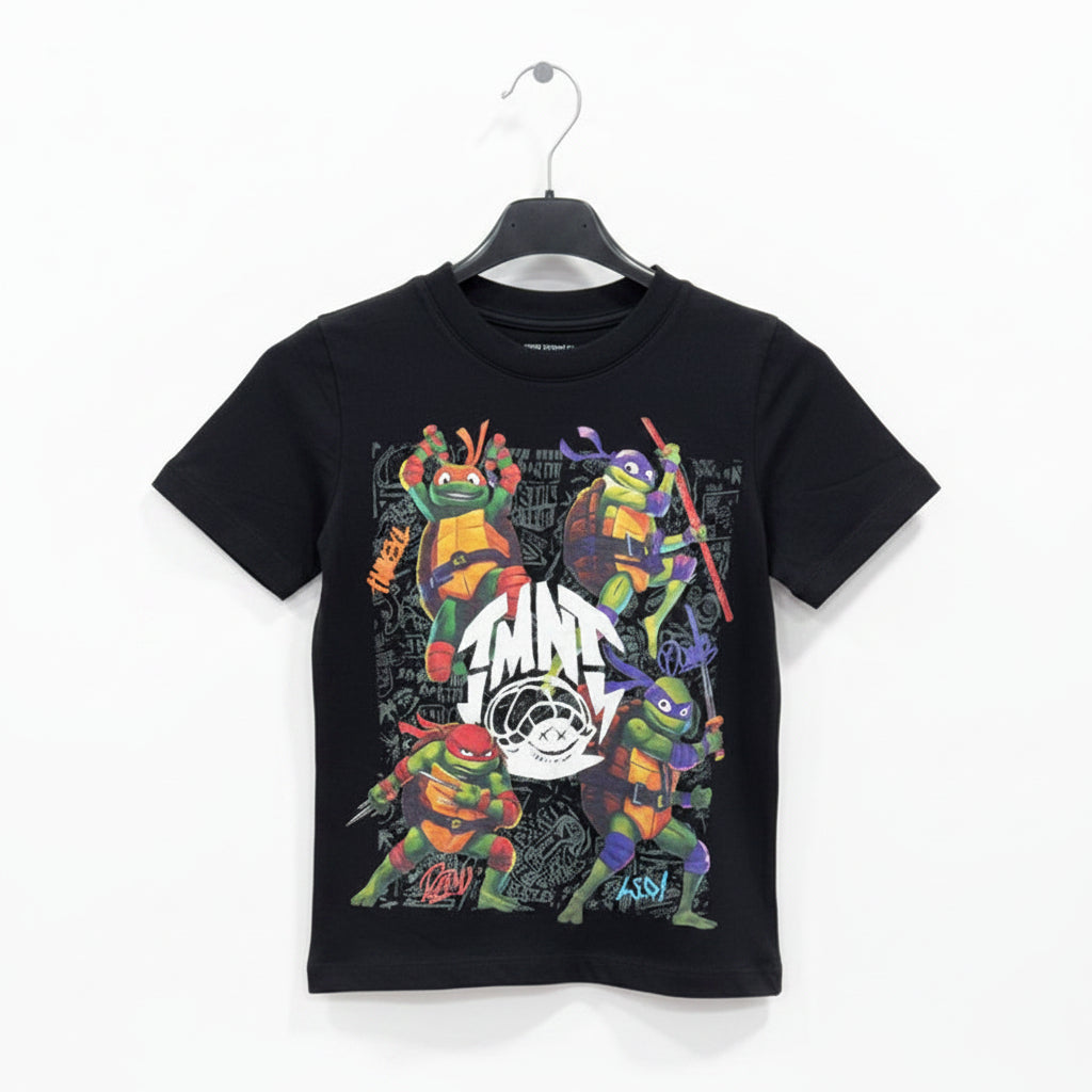 Kids TMNT Ninja Turtles Short Sleeve T-Shirt | Boys Graphic Tee