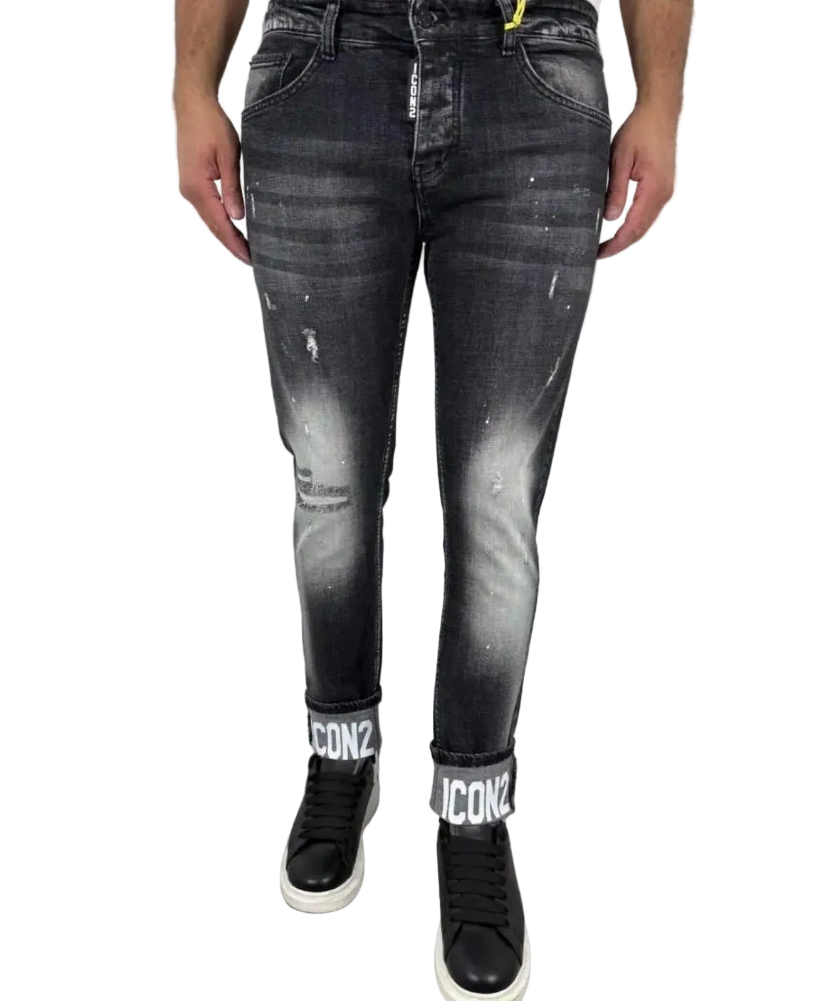 Men's Distressed Icon Denim Jeans | Streetwear Style