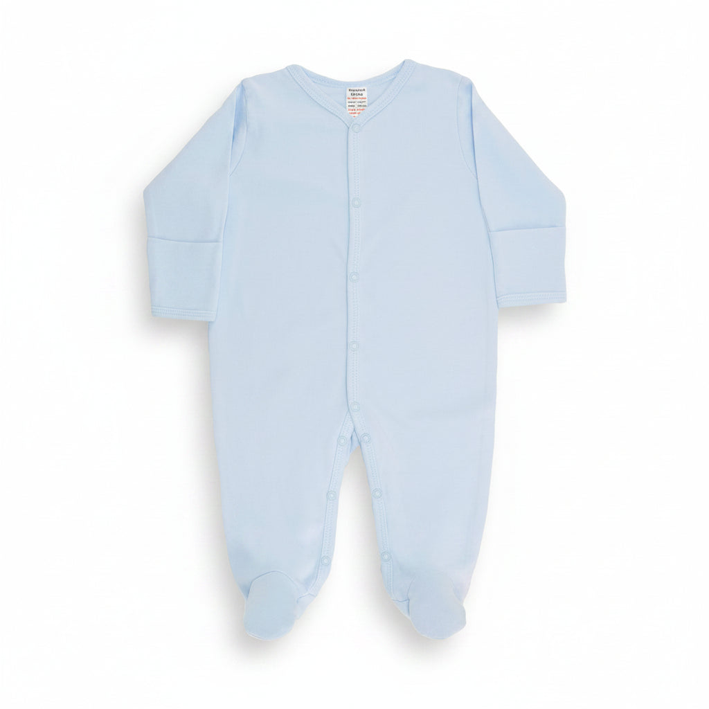 Plain Blue Sleep Suit