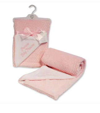 Personalized Baby Girls Waffle Wrap - Precious Baby Princess