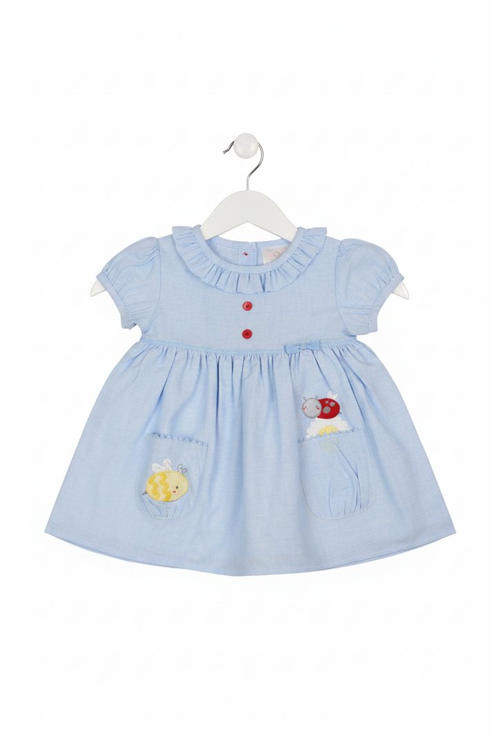 Baby Summer Dress - Bees (1-2yrs)