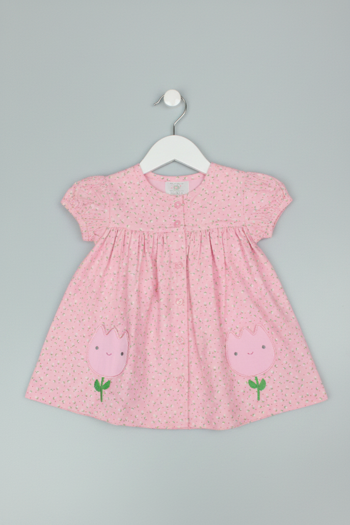 Baby Summer Dress - Tulips (1-2yrs)