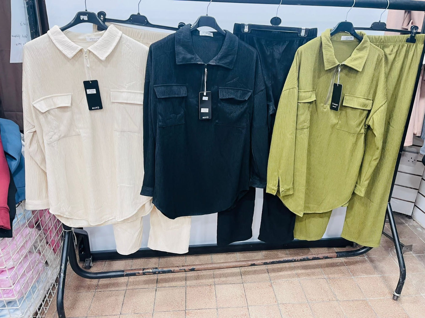 Ribbed Crinkle Utility Co-ord Set