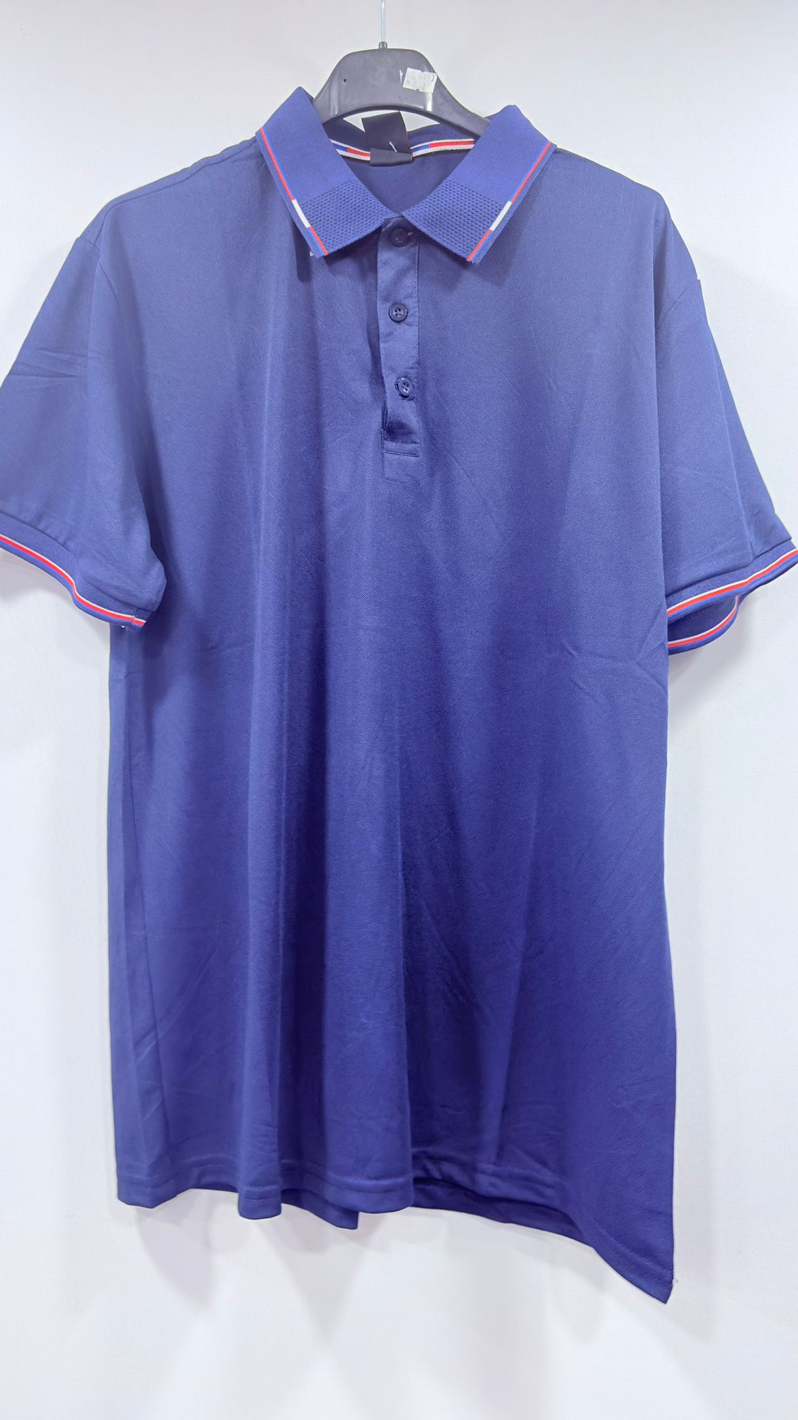 Men's Tipped Collar Short-Sleeve Polo Shirt