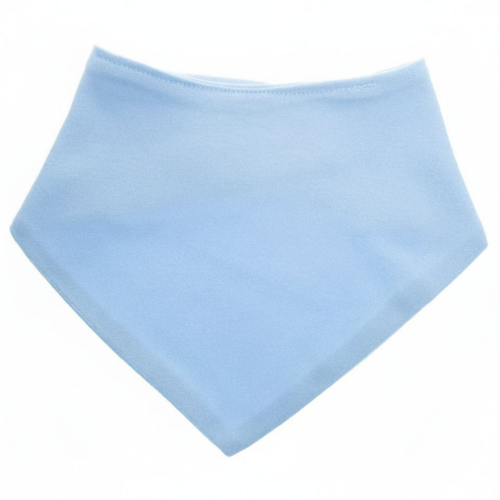 Personalized Plain Bandana Bib - Blue