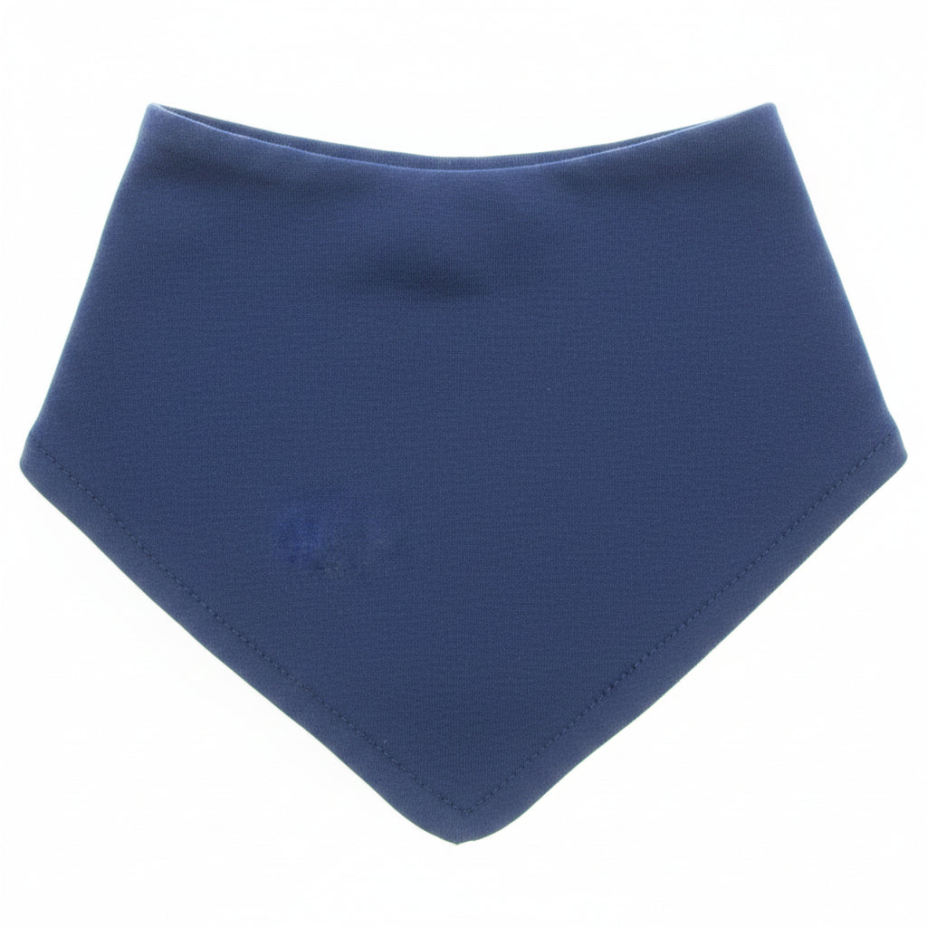 Personalized Plain Bandana Bib - Navy