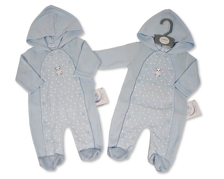 Baby Boys All in One with Hood - Panda (PK6) (NB-6) BIS-2020-2561
