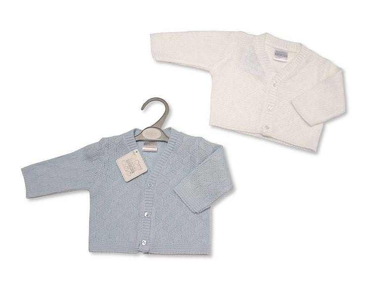 Knitted Baby Boys Cardigan (0-9 Months) (PK6) Bw-10-576
