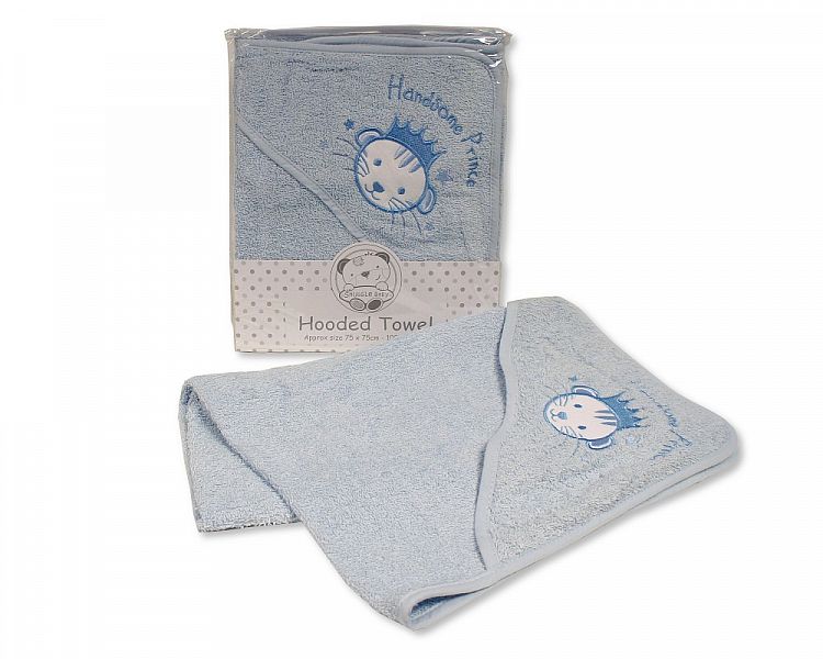 Baby Hooded Towel - Handsome Prince (PK1) (75x75cm) BW-120-012