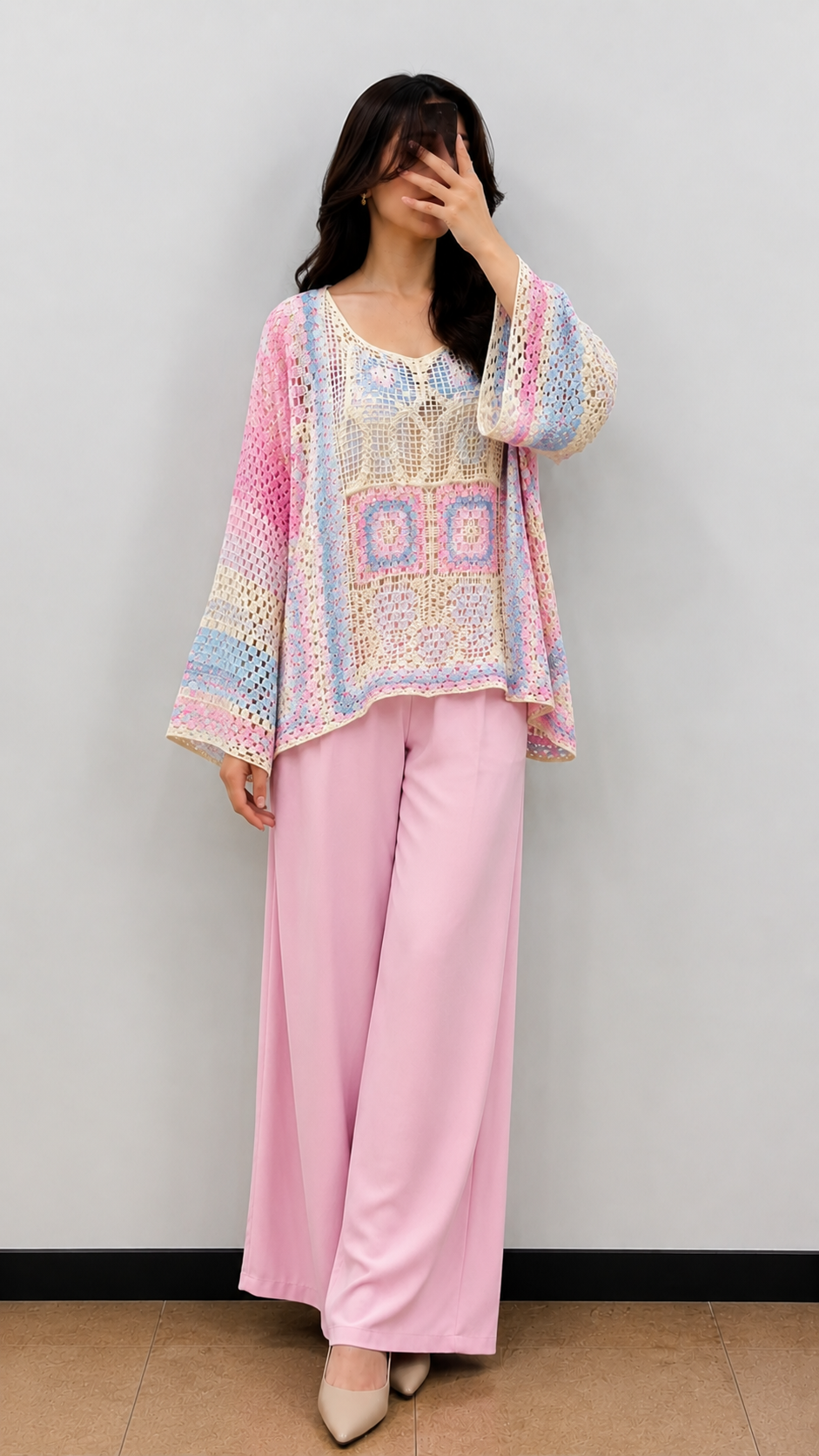 Crochet Knit Top