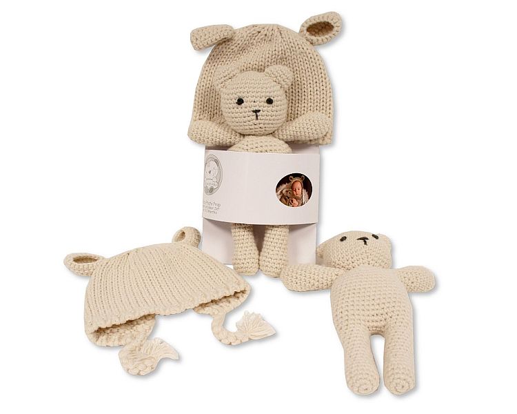 Baby Knitted Doll and Hat Set (0-6m) (PK6) Gp-25-1227t