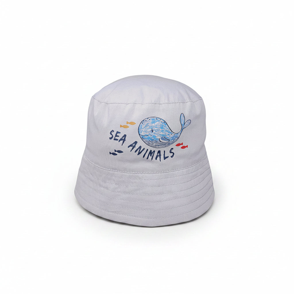 Baby Boys Bucket Hat - Sea Animals