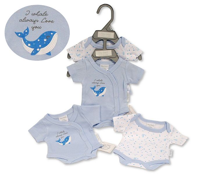 Premature Baby Boys Bodyvest 2 Pack (3-5lbs) (PK6) Pb-20-393s