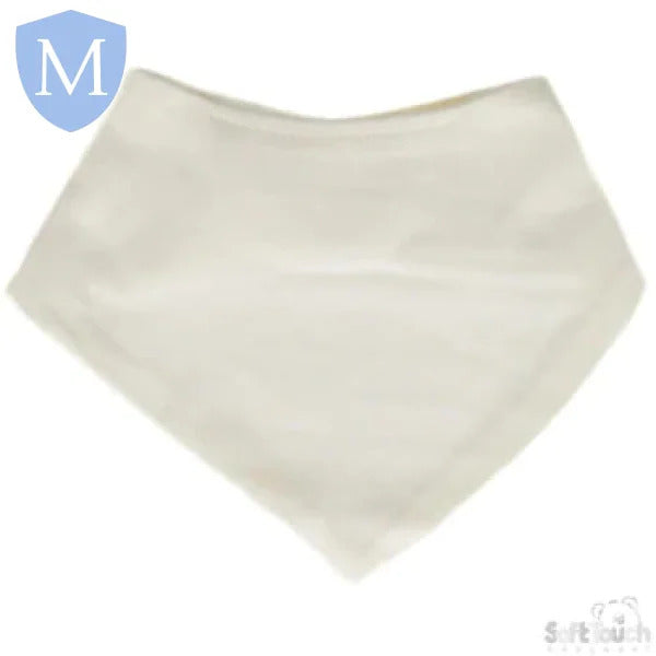 Plain Bandana Bib - Beige