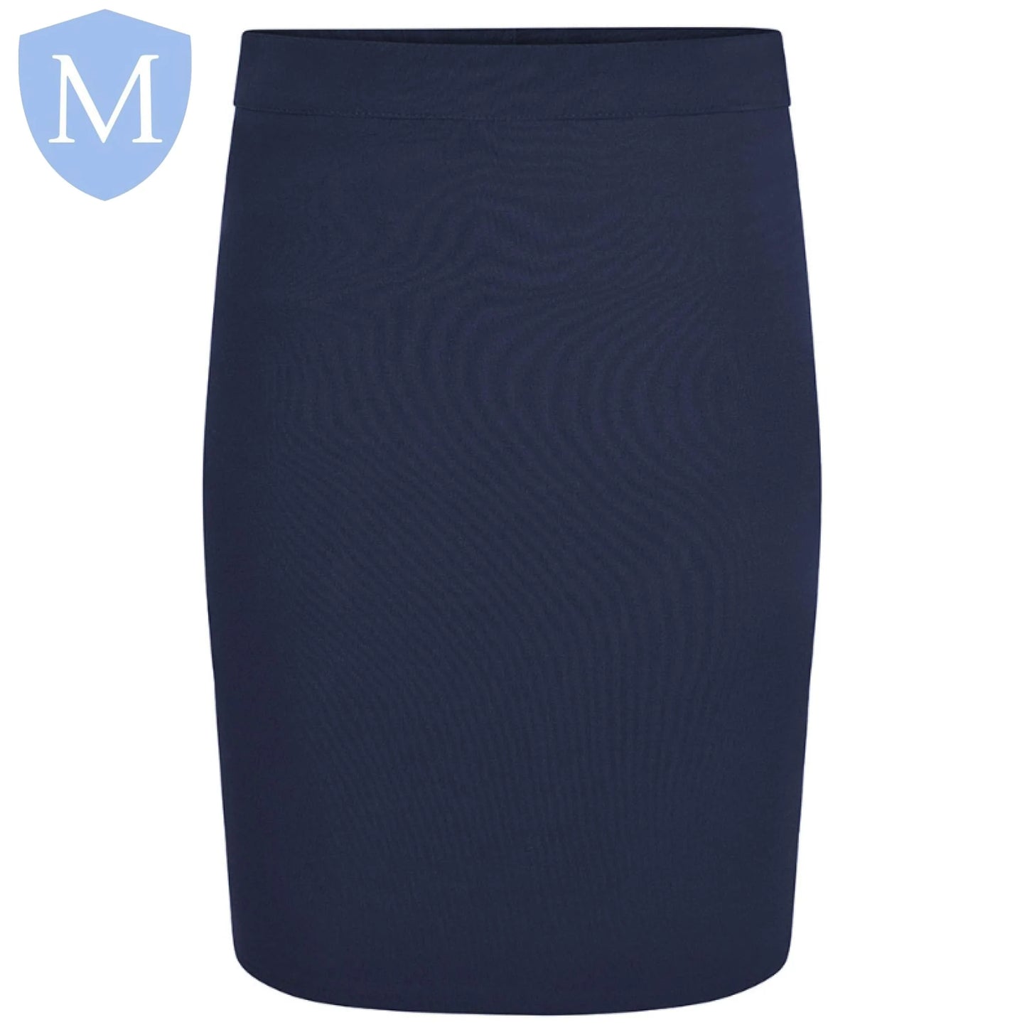 Plain Girls Lycra Skirt - Navy