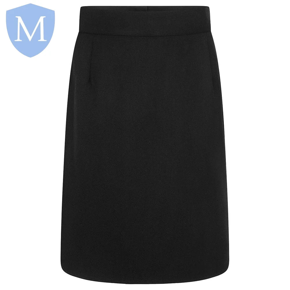Plain Girls Straight Waist Skirt - Black (POA)