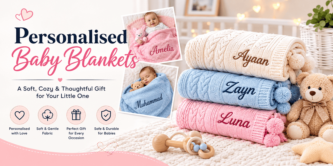 Personalised Baby Blankets: The Perfect Custom Gift for Newborns in the UK - MANSURI FASHIONS