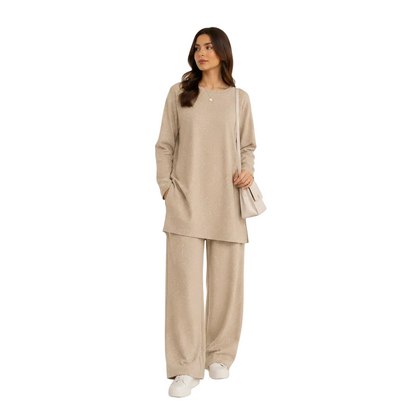 Women's Relaxed Co-Ord Set | Casual Luxe Lounge Wear