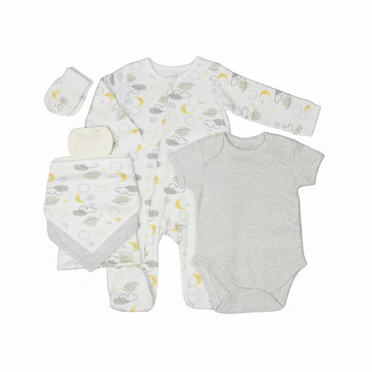 Ribbed Gift Set - Grey Sky