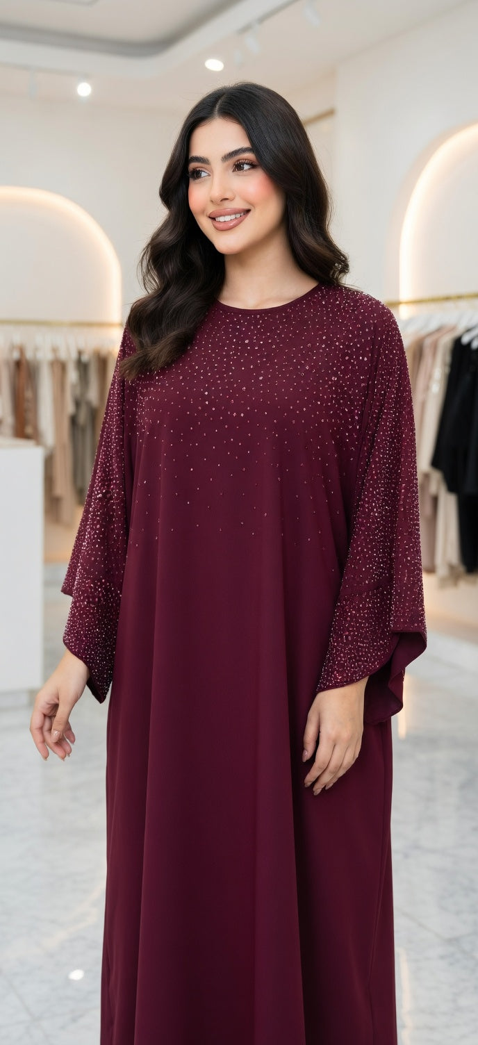 Sequin Loose Abaya