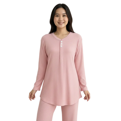 Women's Ribbed Co-Ord Set | Elegant Matching Two-Piece Outfit