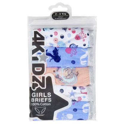 Girls Pack of 5 briefs - Unicorn (2-6yrs) (PK6) 14C913