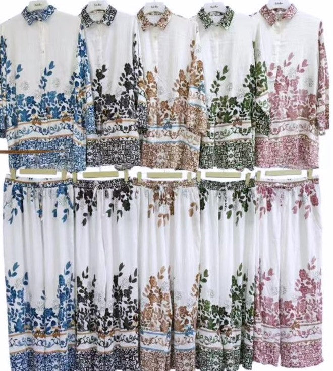 Paisley Print Long Kurta