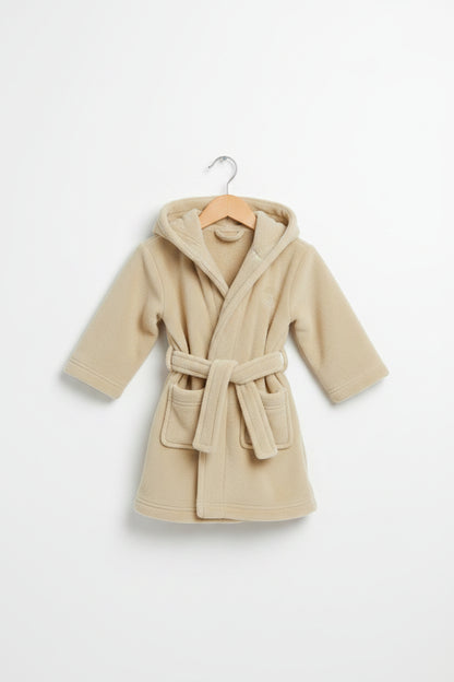 Baby Hooded Dressing Gown – Dusky Blue (6-24 Months)