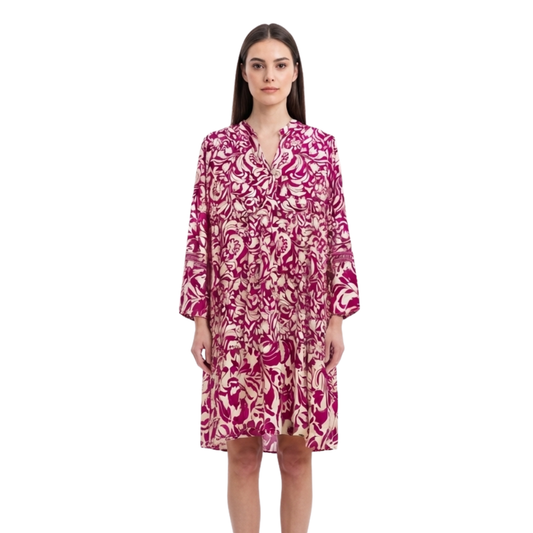 Women's Floral Print Viscose Kurta | Soft & Breathable Casual Ethnic Kurti