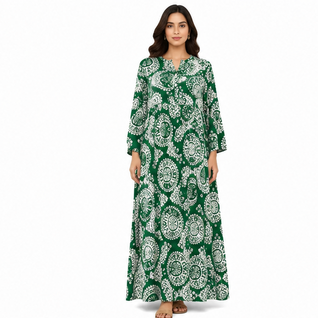 Women's Boho Long Sleeve Tiered Maxi Dress | Casual Gown