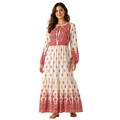 Women's Tiered Maxi Dress | Casual Flowy Summer Dress