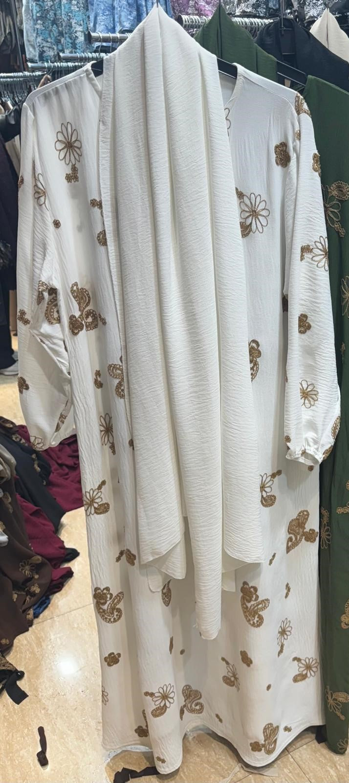 Floral Embroidered Abaya