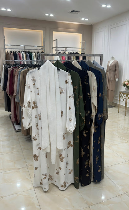Floral Embroidered Abaya