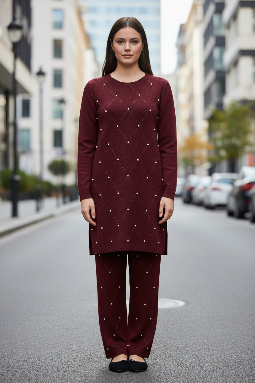Pearl Studded Co-ord Set