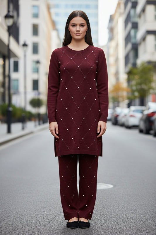 Pearl Studded Co-ord Set