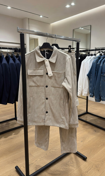 Textured Shacket Set