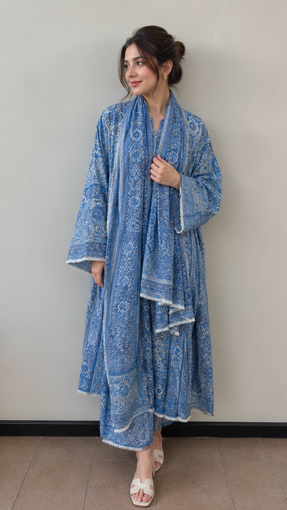 Pashmina abaya and scarf