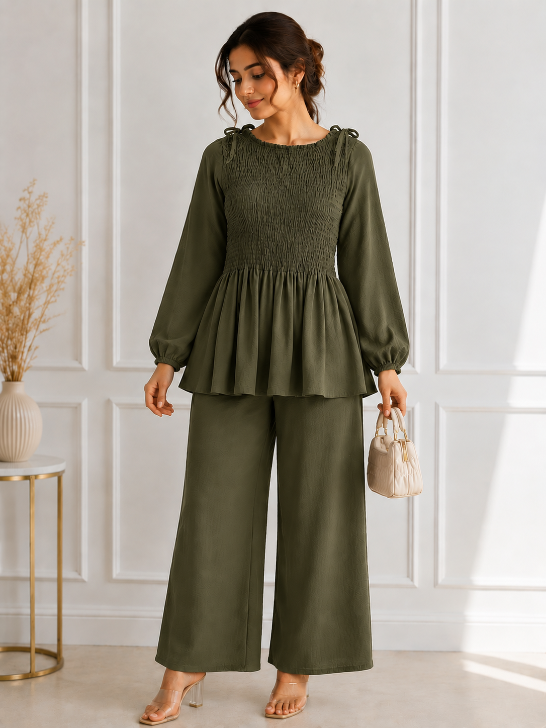 One size two piece cord set