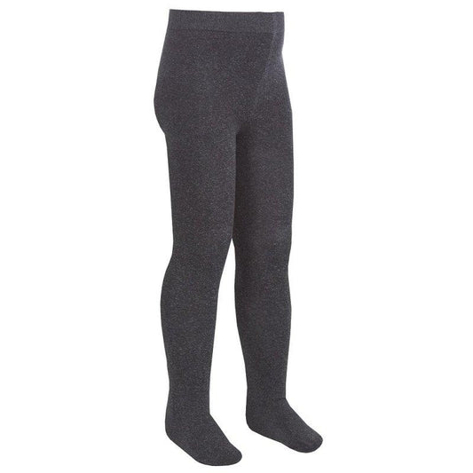 Girls Microfibre Tights 60 Denier - Grey - 3-12 Years (46B514) - Kidswholesale.co.uk
