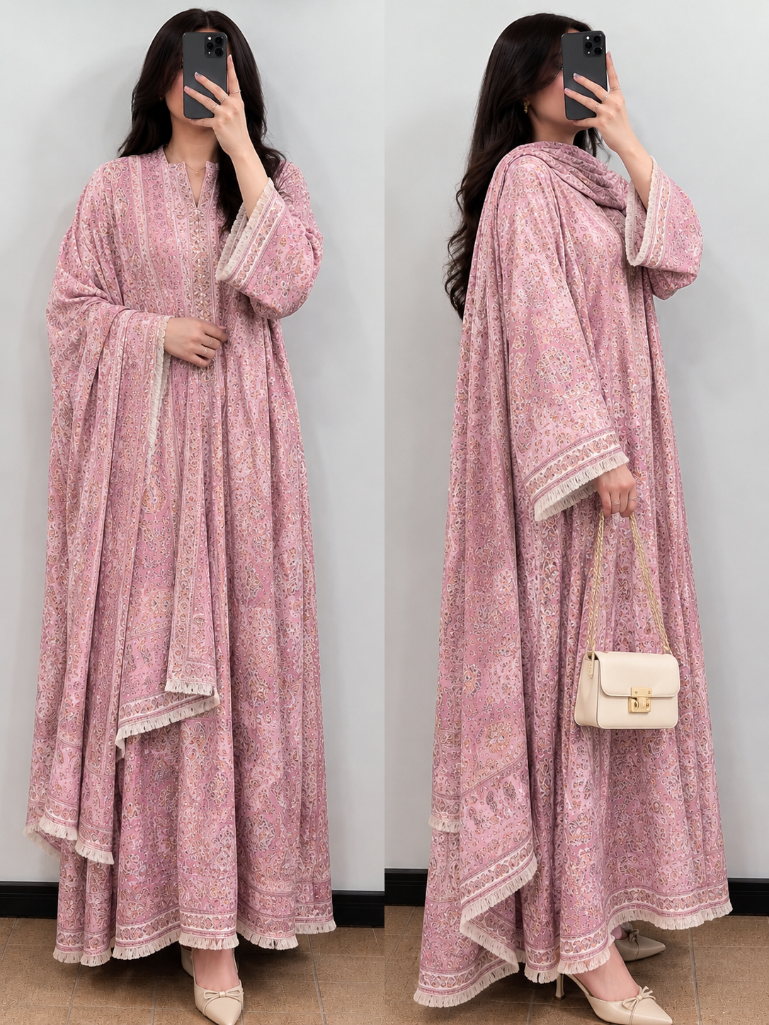 Pashmina abaya and scarf