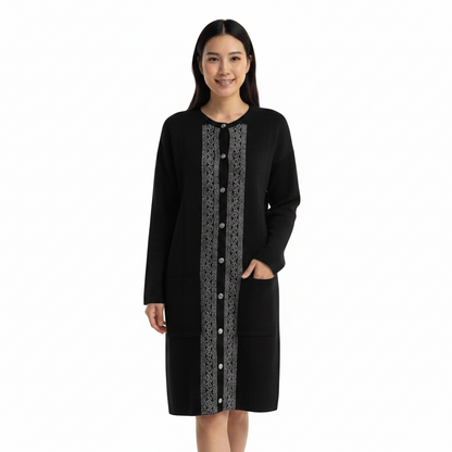 Women's Buttoned Knit cardigan | Casual Long Sleeve Knit cardigan