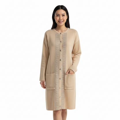 Women's Buttoned Knit cardigan | Casual Long Sleeve Knit cardigan
