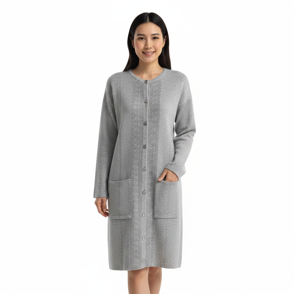 Women's Buttoned Knit cardigan | Casual Long Sleeve Knit cardigan
