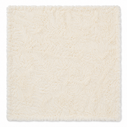 Elegance Luxury Fluffy Teddy Bear Wrap Comforter Gift Set – Cream