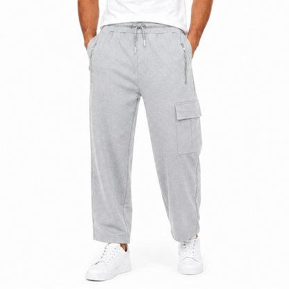 Casual Drawstring Fleece Shorts with Side Pocket