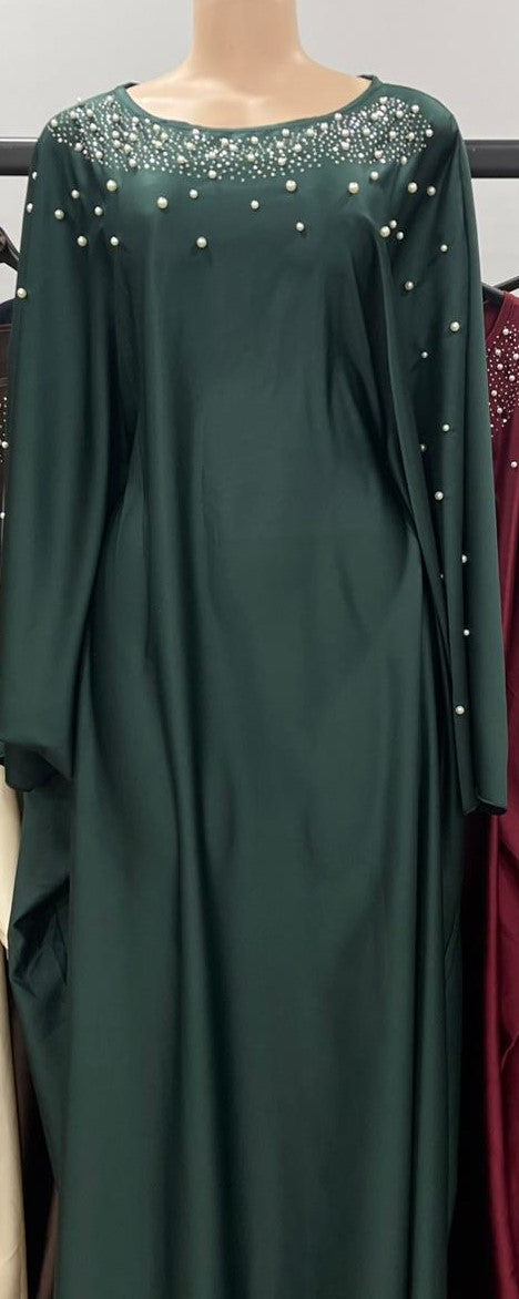 Pearl Embellished Abaya